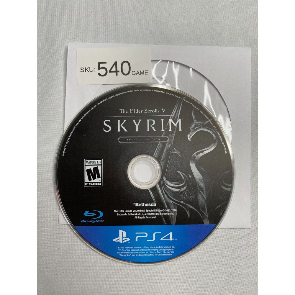 The Elder Scrolls V Skyrim Special Edition PS4